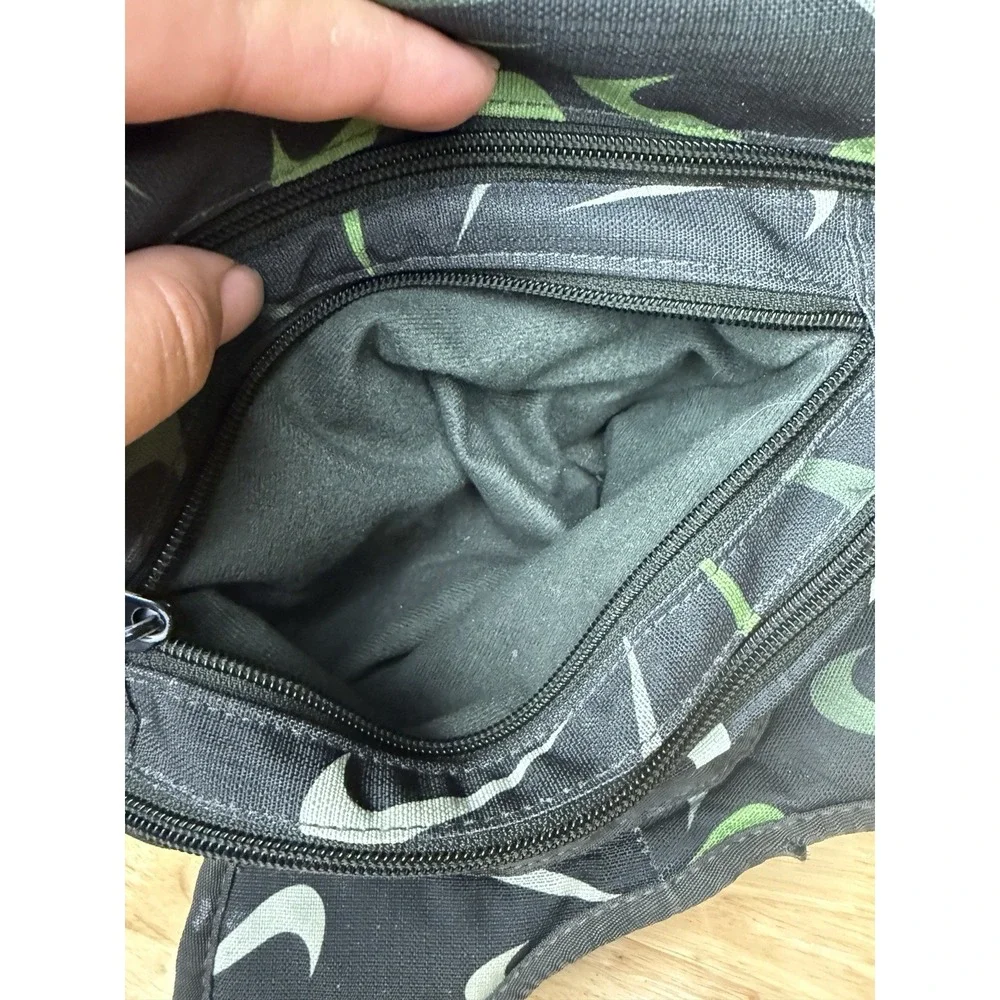 Nike Brasilia AOP All Over Print Training Backpack XLBlack Green Book Bag DM2367